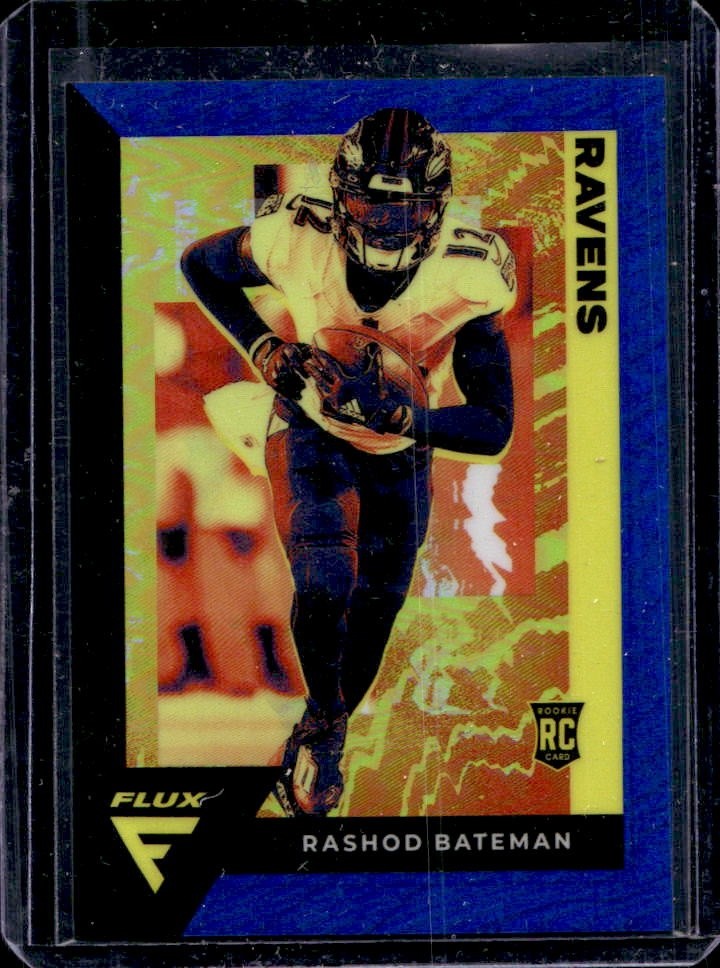 Rashod Bateman Panini Chronicles Flux Rookies #FX15 Blue