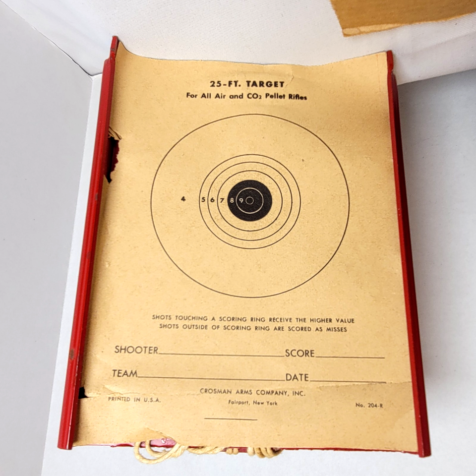 Vtg Crosman Usa Model #200 Bell Ringing Target For BB Airgun Pellet ...