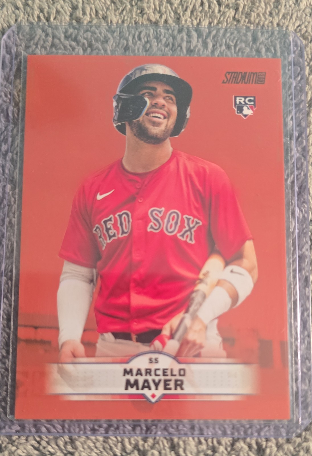 2025 Topps Stadium Club - Marcelo Mayer #74 Red Foil (RC)