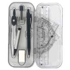 Compass and Protractor Set 10X Math Geometry Kit Protractor Kit for School