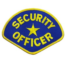 Security Officer Embroidered Sew-On Collectible Patch