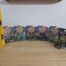 Monster Jam Grave Digger Bundle Of 6 RARE Bundle Ghost Crew Chase Variant Set