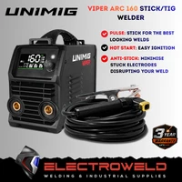 UNIMIG VIPER ARC 160 Welder 160A MMA Stick TIG Inverter Welding Machine U11605
