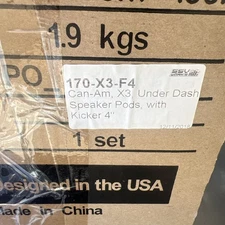 Ssv Works 170-X3-F4 DASH MOUNT SPEAKER PODS 2017-2024 CANAM X3