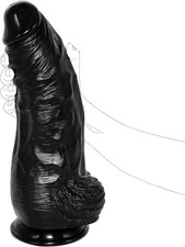 25 x 7,5 cm Dicker Dildo, XXL Realistischer GroßEr Dildo mit Starkem Saugnapf