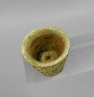 Vintage OOAK Weathered Ceramic Planter UK Artisan Dollhouse Miniature 1:12 — photo 5