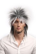 Perücke Damen Herren 80er Pop Wave Punk Pops...