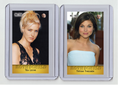 Tea Leoni rare MH Rothschild #'d 1/3 Tobacco card no. 734
