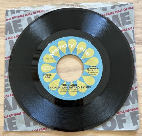THE CLASH London Calling/Train in Vain *MISPRINT* *RARE* 45rpm EXC - Picture 2 of 2