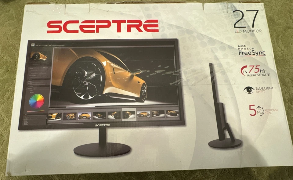 Sceptre E275W-1920 27-inch Wide Screen LED Monitor (with built-in speakers) - Image 2 of 4