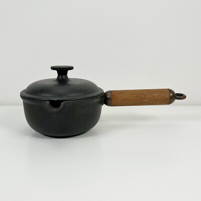 Vintage LE CREUSET Enzo Mari La Mama Gusseisen Kochtopf mit Deckel - Größe 14