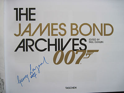 IAN FLEMING - THE JAMES BOND ARCHIVES - SIGNED BY JAMES BOND