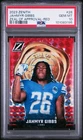 2023 PANINI ZENITH ZEAL OF APPROVAL #28 JAHMYR GIBBS ZEAL OF APPROVAL-RED PSA 10