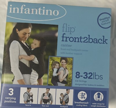 Infantino Flip Front Front2back Baby Carrier Positions, Simplified