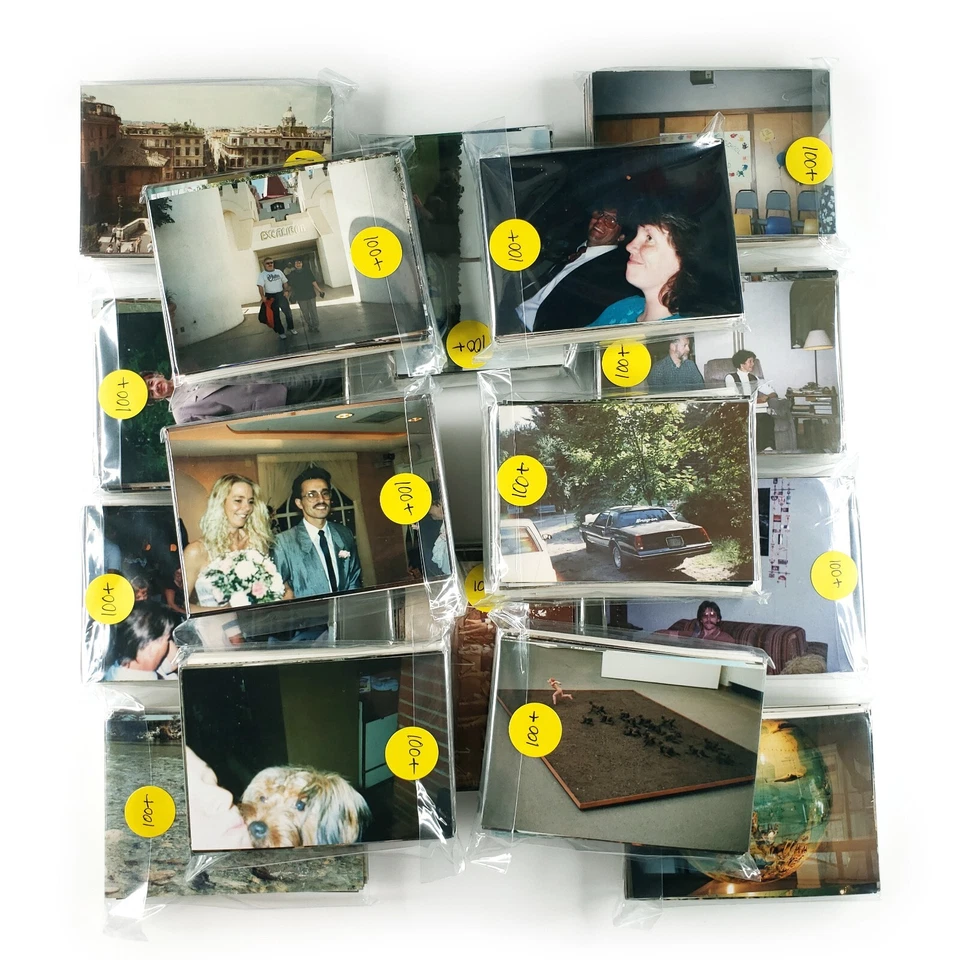 Lote de fotos a color vintage - 100+ instantáneas encontradas - fotos antiguas originales aleatorias Foto 2 de 4