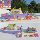 Mini Polly Pocket Fun Cruise ?% ? Yacht Ship ? 100% Complete ? Bluebird ?