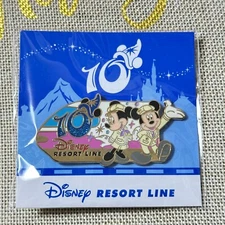 Tokyo Disney Resort Pin RESORT LINE 2011 TDS 10th Mickey Minnie JAPAN TDR