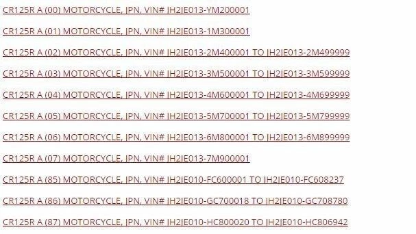 Nuevo de Lote Antiguo K&L Honda 1985-2007 CR125 R Placa de Embrague Disco de Fricción Foto 2 de 4