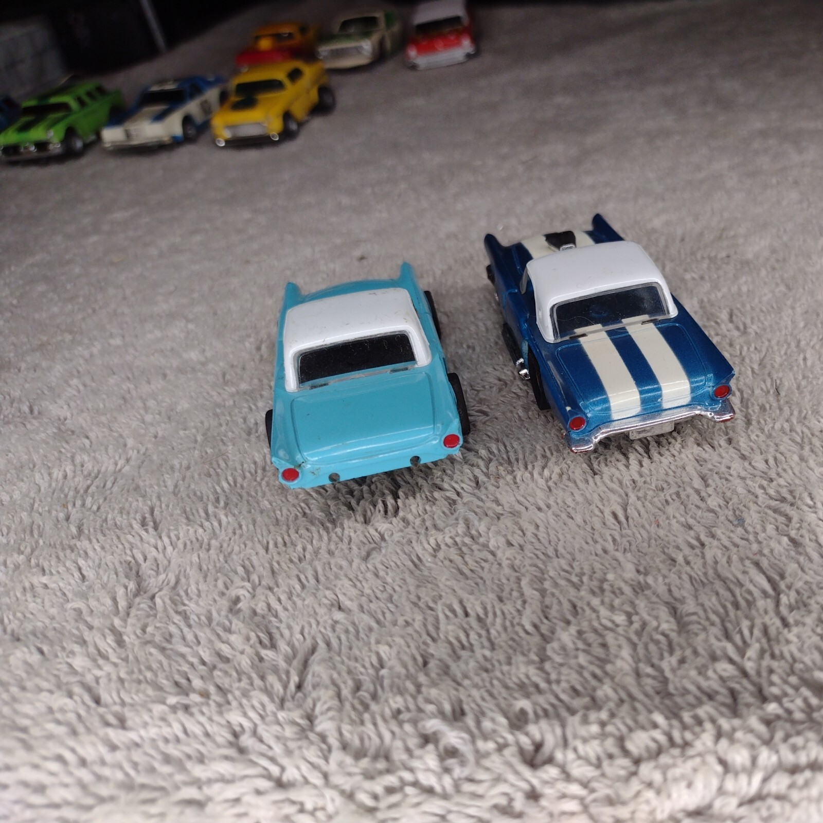 Tyco Lot of 2 57' Thunderbirds Vintage HO Slot Cars eBay