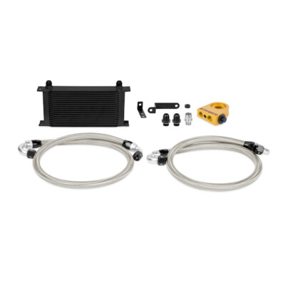 Mishimoto MMOC-STI-08TBK Thermostat-Ölkühler-Set für Subaru WRX STI 08 14