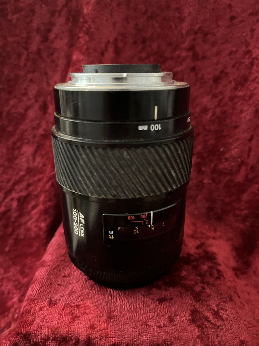 Vintage MINOLTA MAXXUM AF ZOOM 100-200MM 1:4.5 CAMERA LENS