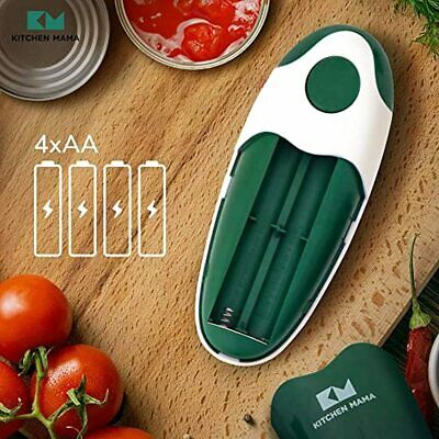Kitchen Mama Electric Can Opener 2.0: Upgraded Blade Opens Any Can Shape -  No Sh 7445047098079
