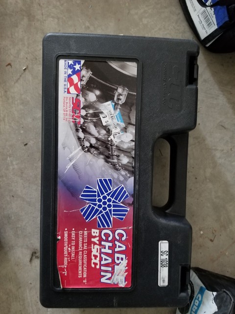 SCC SECURITY CHAIN CO TIRE CABLE CHAINS SC1038 15 17 See Size 