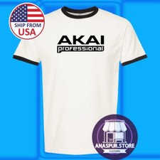 AKAI Professional Men's Ringer Black Size S-3XL