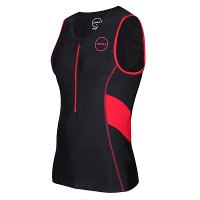 Zone 3 Activate Tri Top Herren schwarz/rot Größe Small - Brust 34''''-38'''' UVP 44,99
