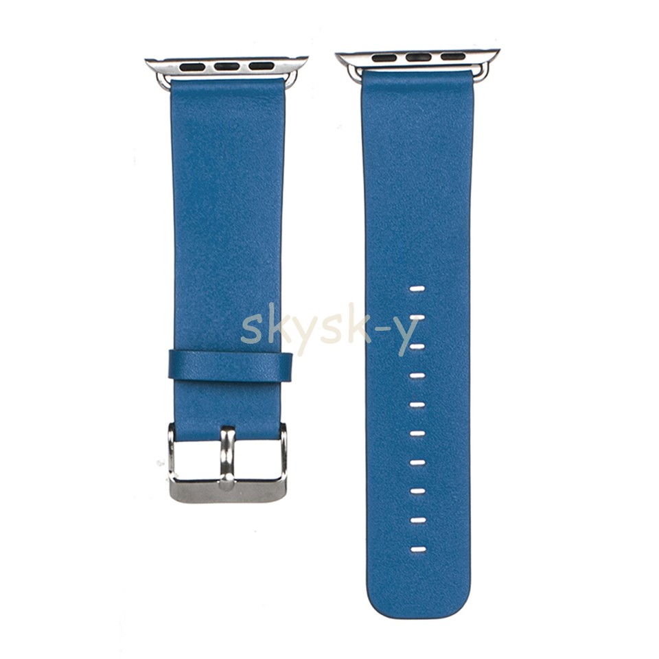 Genuine Leather Buckle Wrist Watch Strap Band Belt for iWatch Apple