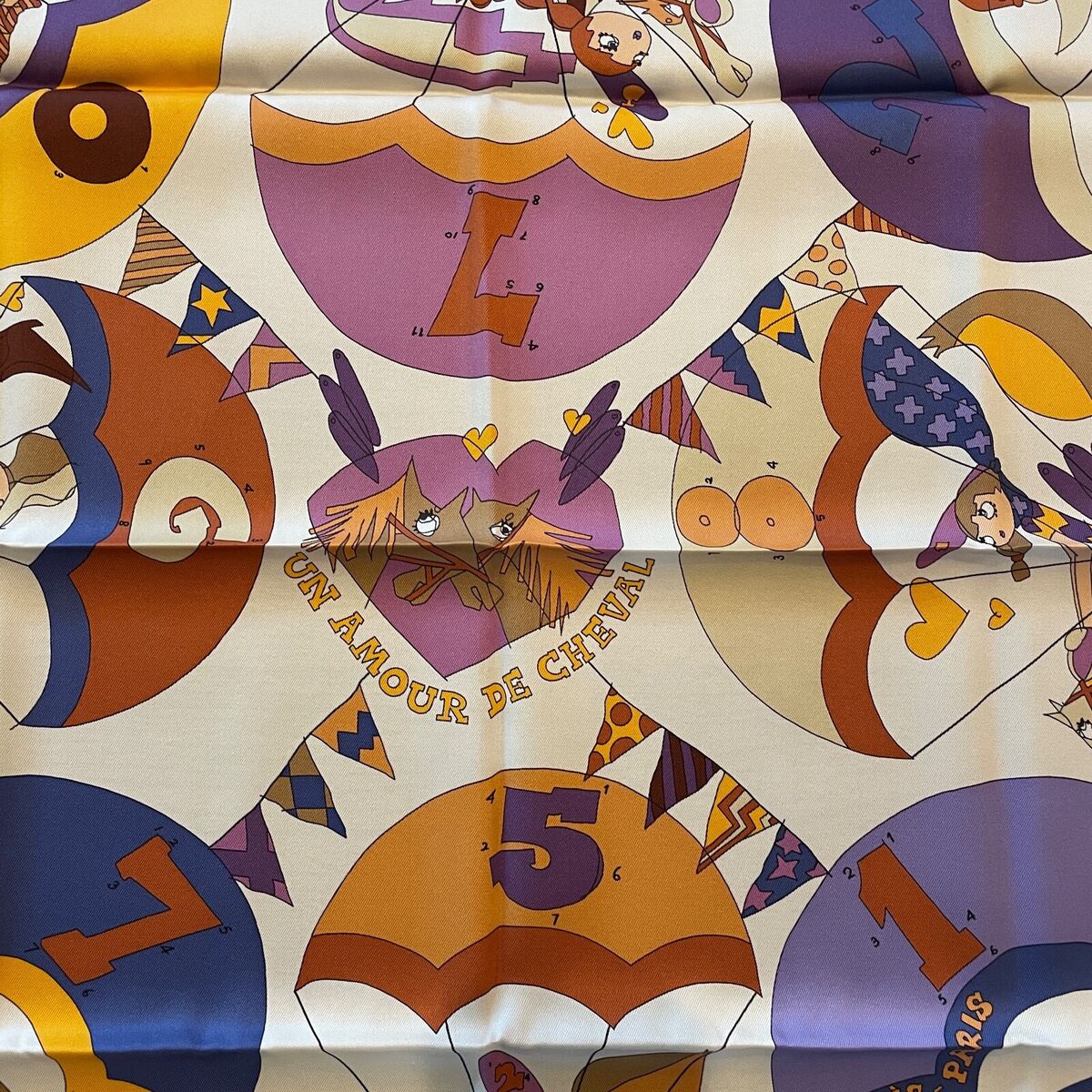 Hermes Silk Scarf 70cm, un Amour de Cheval - Saw | eBay Hermes Silk Scarf 70cm, un Amour de Cheval - Saw | eBay