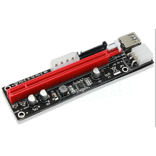 PCI-E 1x to 16x Powered USB3.0 GPU Riser Extender Adapter Card Board Cable - Picture 11 of 12