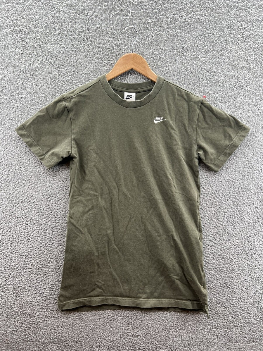 Nike Sportswear Big Kids' (Girls') Brown T-Shirt Dress Size Large