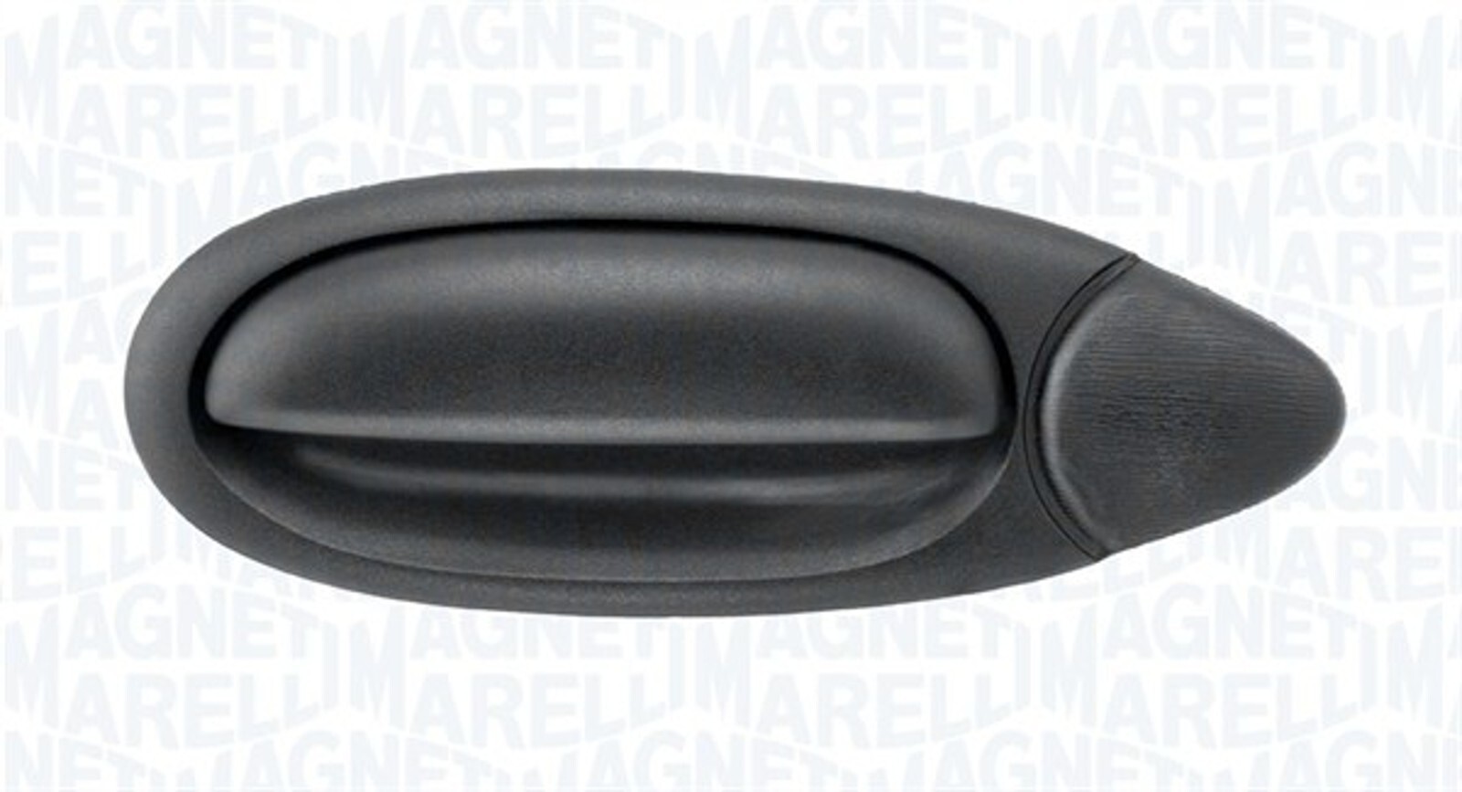 Poignée de porte arrière pour Fiat Multipla de 1999 à 2010 pièce de rechange noire