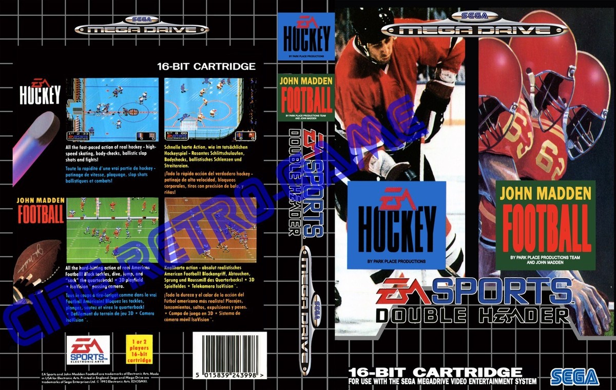 Jeu Megadrive – European Club Soccer – PAL – Complet – Virgin Games 1992