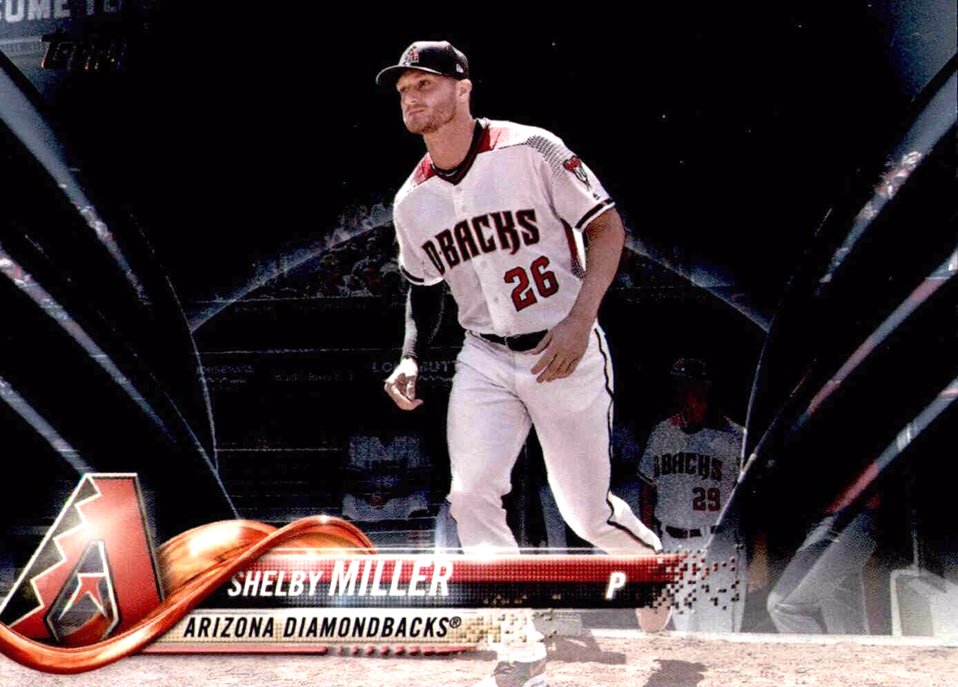 2018 Topps Series 2 Shelby Miller Black Parallel 425 67 Arizona Diamondbacks