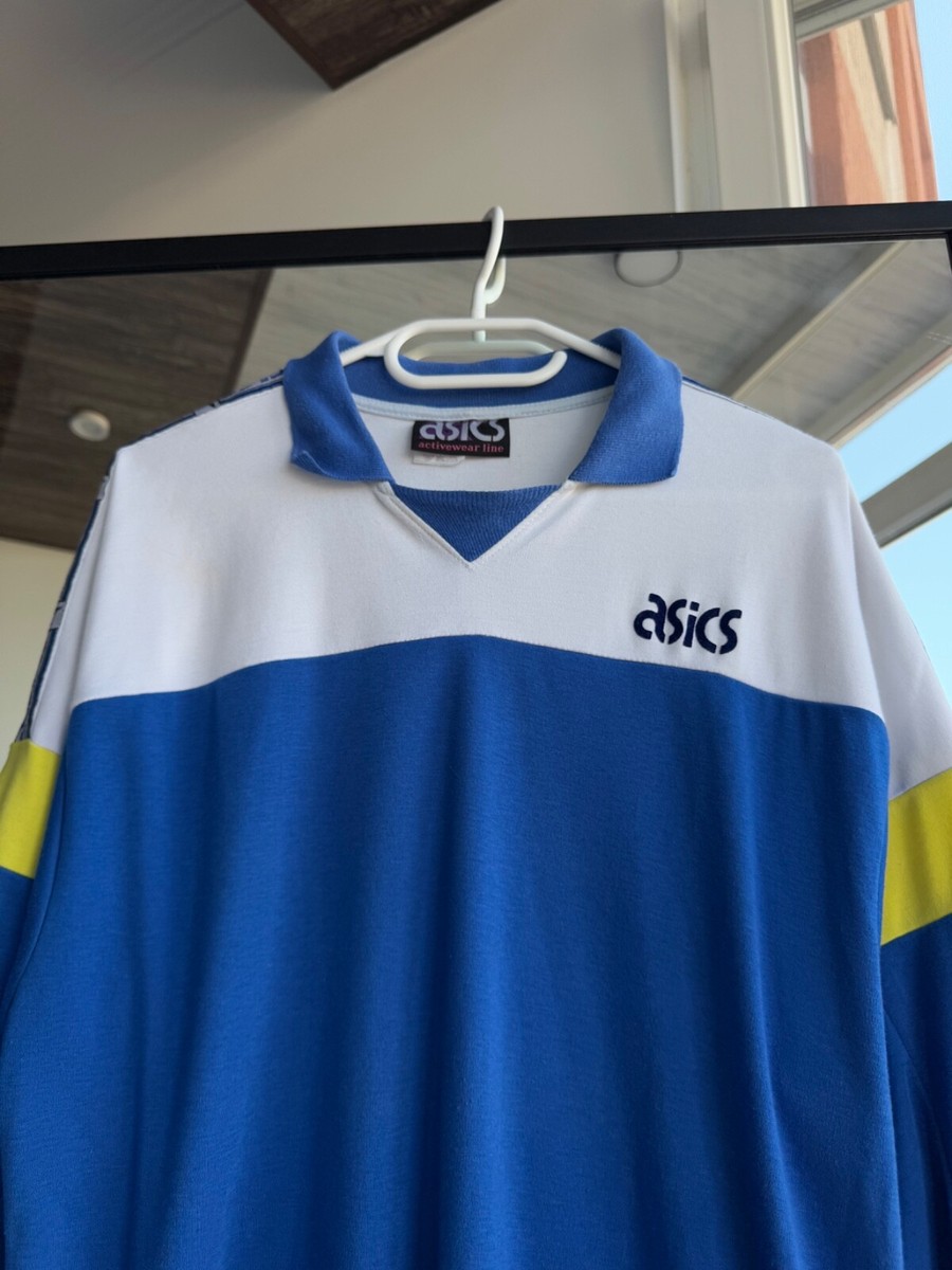 VTG ASICS Template Long Sleeve 90s Football Jersey | eBay