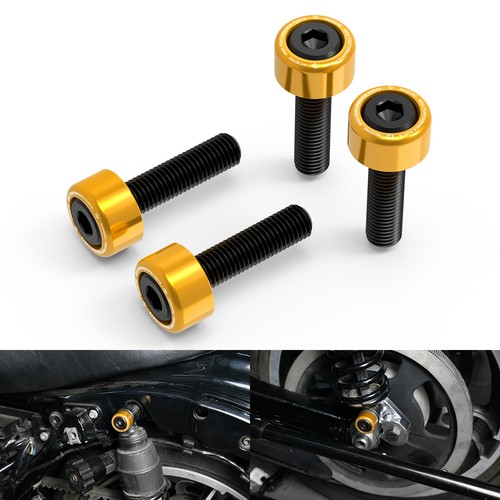 Shock Suspension Screw Kit Cap For Harley Road King FLHR 94-2023 EFI FLHRI 94-06 - Picture 17 of 18