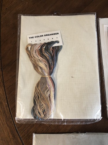Lot Of 4 VTG Cross Stitch Kits Bucilla Needle Treasures Nos Granny Core - Picture 6 of 12
