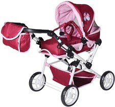 Carrozzina Passeggino per Bambole Giocattolo Mioux Sweet Butterfly 11423 4 anni+