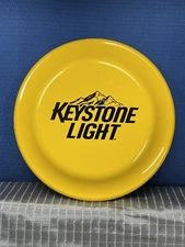 Keystone Light Yellow Frisbee 9” Beer Advertising