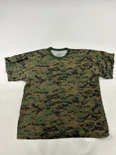 Woodland Digital Camo Shirt Mens 2XL XXL Green Military Camouflage Rothco