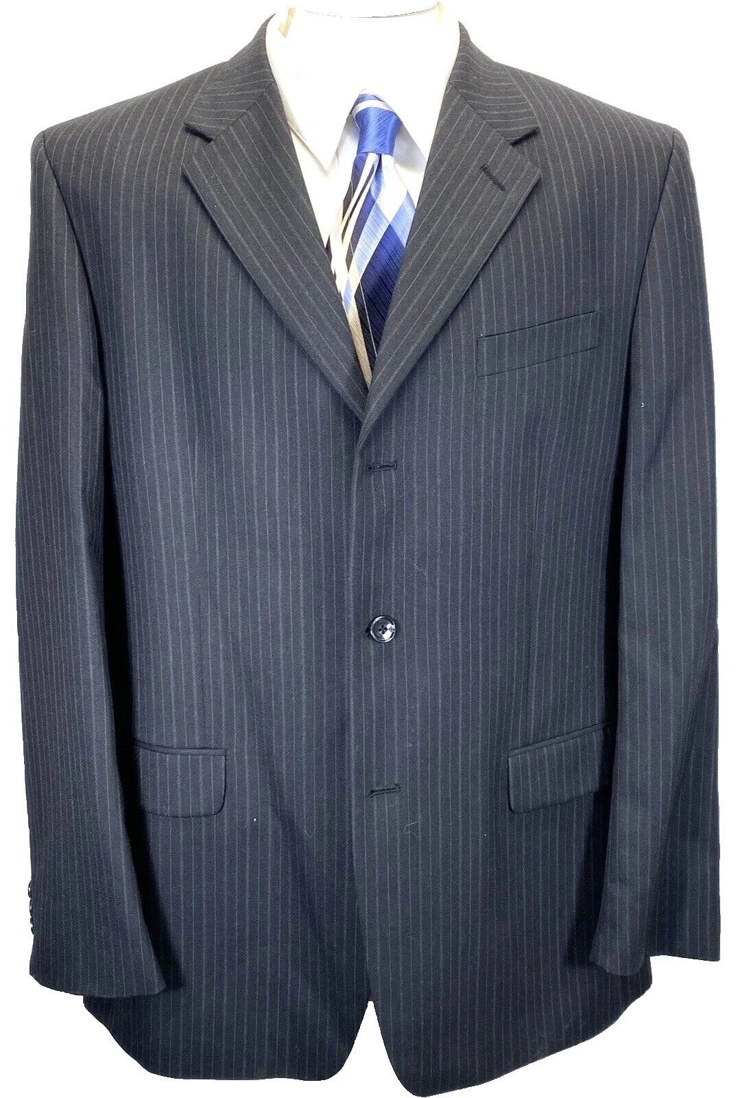 Chaquetas de Traje a Rayas Jones New York para hombres