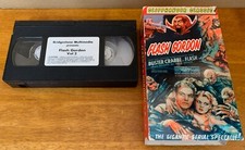 (1 Vol 2 VHS tape only & Box) FLASH GORDON, Original 1936 (The 1st Serials) 7-13