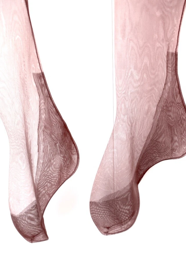 Винтажные нейлоновые чулки La France кубинские со швом чулочно-носочные изделия Bonheur размер 8,5 без кольца новые в коробке - Изображение 4 из 4