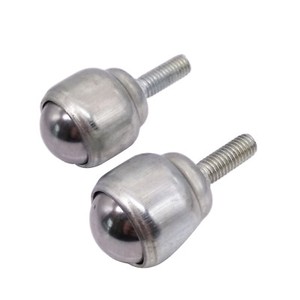 New Dia 3//4/'/' NYLON Ball Stud Transfer Unit Conveyor Roller M6 Threaded Bearing