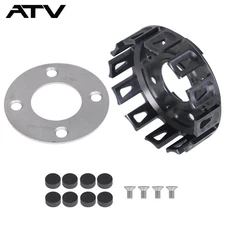 GENRICS For Yamaha Banshee Hard Anodized plate 7/8 Cushion 7075 Clutch Basket