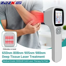 2.5W Cold Laser Therapy for Human and Pets Red Light Physiotherapy Pain Relief