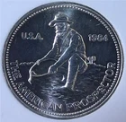 1 oz Silver Round/Medal - 1984 Engelhard American Prospector with Eagle reverse.
