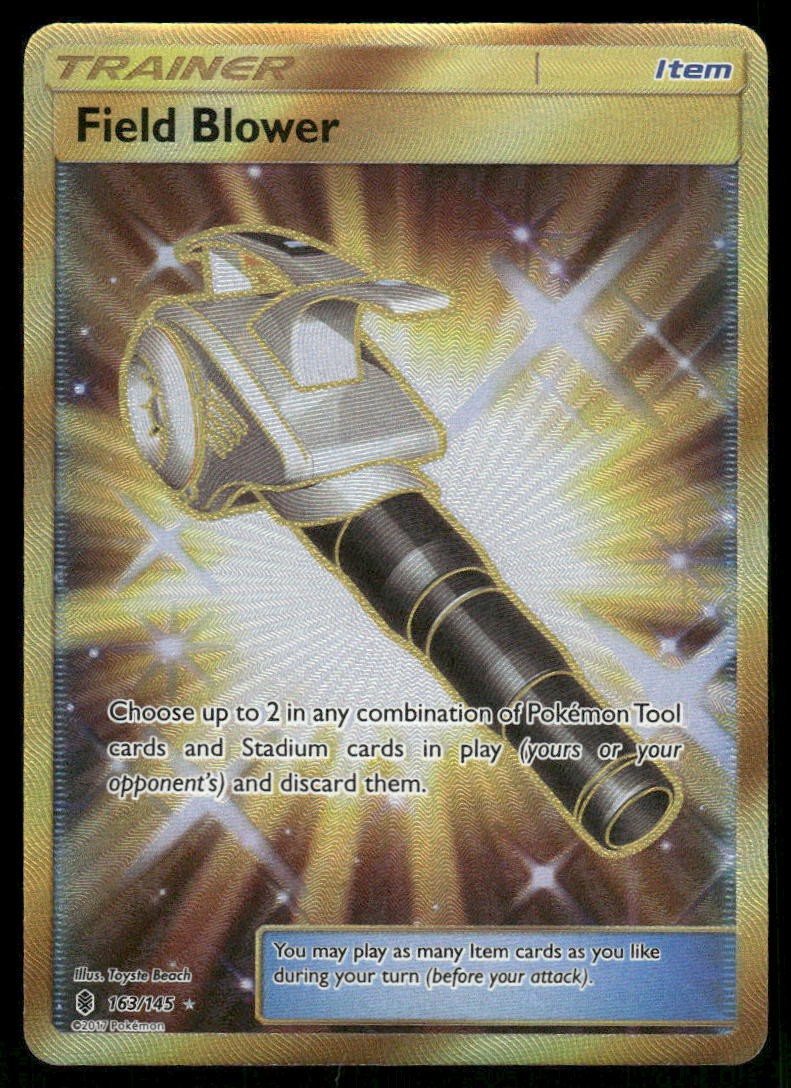 2017 Field Blower 163/145 Secret Rare Holo NM/Mint SM - Guardians Rising
